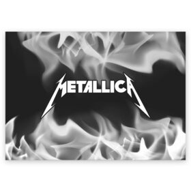 Поздравительная открытка с принтом METALLICA / МЕТАЛЛИКА в Новосибирске, 100% бумага | плотность бумаги 280 г/м2, матовая, на обратной стороне линовка и место для марки
 | Тематика изображения на принте: hetfield | james | logo | metal | metalica | metallica | music | rock | star | джеймс | звезда | знак | ларс | лого | логотип | логотипы | метал | металика | металлика | музыка | рок | символ | символы | ульрих | хэтфилд