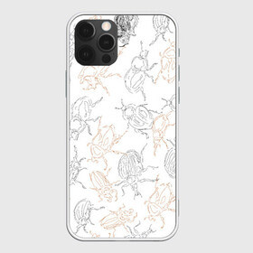Чехол для iPhone 12 Pro с принтом Ползучие жучки в Новосибирске, силикон | область печати: задняя сторона чехла, без боковых панелей | букашка | жук | жуки | жучара | жучки