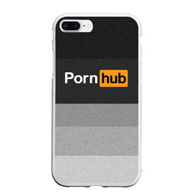 Чехол для iPhone 7Plus/8 Plus матовый с принтом Pornhub в Новосибирске, Силикон | Область печати: задняя сторона чехла, без боковых панелей | brazzers | hub | бразерс | браззерс