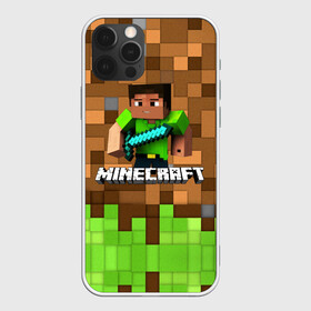 Чехол для iPhone 12 Pro с принтом Minecraft logo heroes в Новосибирске, силикон | область печати: задняя сторона чехла, без боковых панелей | Тематика изображения на принте: blox | creeper | dungeons | game | geometry | pixel | steve | алекс | герои | детям | зелень | игра | квадраты | крипер | куб | логотипы игр | майнкрафт | мальчикам | меч | мобы | персонажи | пиксель | пиксельный | подземелья