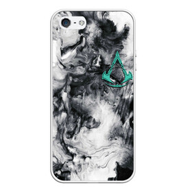 Чехол для iPhone 5/5S матовый с принтом Assassins Creed Valhalla в Новосибирске, Силикон | Область печати: задняя сторона чехла, без боковых панелей | eivor | valhalla | vikings | вальгалла | вальхалла | викинги | эйвор