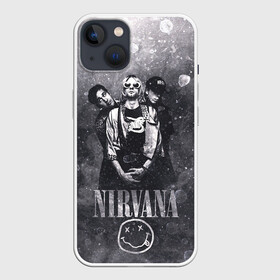 Чехол для iPhone 13 с принтом Nirvana в Новосибирске,  |  | cobain | kurt | nirvana | кобейн | курт | нирвана