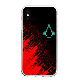 Чехол для iPhone XS Max матовый с принтом Assassins Creed Valhalla в Новосибирске, Силикон | Область печати: задняя сторона чехла, без боковых панелей | eivor | valhalla | vikings | вальгалла | вальхалла | викинги | эйвор