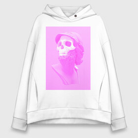 Женское худи Oversize хлопок с принтом Vaporwave art 1-12 в Новосибирске, френч-терри — 70% хлопок, 30% полиэстер. Мягкий теплый начес внутри —100% хлопок | боковые карманы, эластичные манжеты и нижняя кромка, капюшон на магнитной кнопке | aesthetic | electronica | music | киберпанк | лаунж | музыка | поп | скульптура