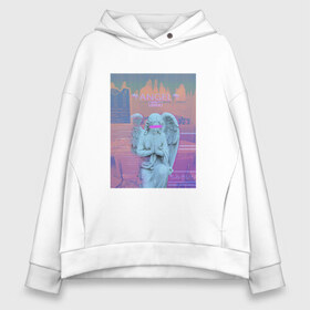 Женское худи Oversize хлопок с принтом Vaporwave art 87 в Новосибирске, френч-терри — 70% хлопок, 30% полиэстер. Мягкий теплый начес внутри —100% хлопок | боковые карманы, эластичные манжеты и нижняя кромка, капюшон на магнитной кнопке | aesthetic | electronica | music | киберпанк | лаунж | музыка | поп | скульптура