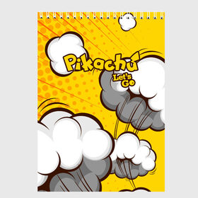 Скетчбук с принтом Pikachu в Новосибирске, 100% бумага
 | 48 листов, плотность листов — 100 г/м2, плотность картонной обложки — 250 г/м2. Листы скреплены сверху удобной пружинной спиралью | battle | drawing | entei | lugia | metagross | pikachu | pokemon | zapdos | брок | бульбазавр | детектив | монстр | пикачу | покемон | эш