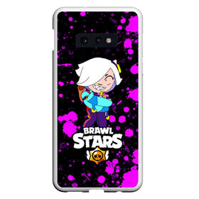 Чехол для Samsung S10E с принтом Brawl Stars Колетта в Новосибирске, Силикон | Область печати: задняя сторона чехла, без боковых панелей | bibi | crow | koletta | leon | nita | sandy | wings | бравл старс | брызги | герои | девочкам | демон | детям | единорог | звезда | звездные | колетт | краска | крылья | леон | логотипы игр | неоновые | персонажи | сенди