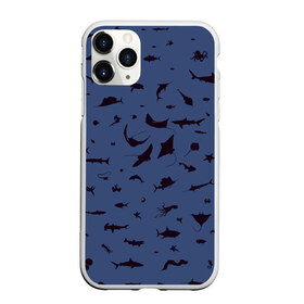 Чехол для iPhone 11 Pro матовый с принтом Manta в Новосибирске, Силикон |  | Тематика изображения на принте: dolphin | fish | killer whale | manta | see life | shark | акула | дельфин | касатка | морские обитатели | рыба