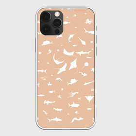 Чехол для iPhone 12 Pro с принтом Manta 2 в Новосибирске, силикон | область печати: задняя сторона чехла, без боковых панелей | Тематика изображения на принте: dolphin | fish | killer whale | manta | see life | shark | акула | дельфин | касатка | морские жители | рыба