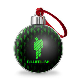 Ёлочный шар с принтом BILLIE EILISH. в Новосибирске, Пластик | Диаметр: 77 мм | be | billie | billie eilish | blohsh | ghoul | билли | билли айлиш