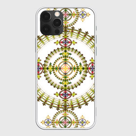 Чехол для iPhone 12 Pro Max с принтом Gabriella в Новосибирске, Силикон |  | abstraction | circles | fractal | pattern | symmetry | абстракция | круги | симметрия | узор | фрактал