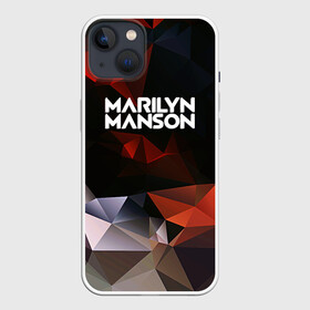 Чехол для iPhone 13 с принтом MARILYN MANSON в Новосибирске,  |  | geometry | him | korn | nightwish | rock | zombie | великий | геометрические | гитара | готика | готические | логотипы рок групп | металл | металлика | металлист | музыка | музыкальные | мэрилин мэнсон | рок группа