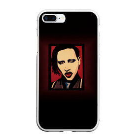 Чехол для iPhone 7Plus/8 Plus матовый с принтом Marilyn Manson в Новосибирске, Силикон | Область печати: задняя сторона чехла, без боковых панелей | manson | marilyn | marilyn manson | мэнсон | мэрилин | мэрилин мэнсон