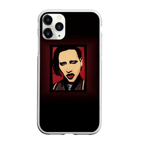 Чехол для iPhone 11 Pro Max матовый с принтом Marilyn Manson в Новосибирске, Силикон |  | manson | marilyn | marilyn manson | мэнсон | мэрилин | мэрилин мэнсон