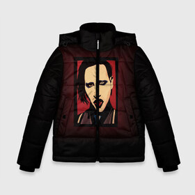 Зимняя куртка для мальчиков 3D с принтом Marilyn Manson в Новосибирске, ткань верха — 100% полиэстер; подклад — 100% полиэстер, утеплитель — 100% полиэстер | длина ниже бедра, удлиненная спинка, воротник стойка и отстегивающийся капюшон. Есть боковые карманы с листочкой на кнопках, утяжки по низу изделия и внутренний карман на молнии. 

Предусмотрены светоотражающий принт на спинке, радужный светоотражающий элемент на пуллере молнии и на резинке для утяжки | manson | marilyn | marilyn manson | мэнсон | мэрилин | мэрилин мэнсон
