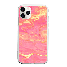 Чехол для iPhone 11 Pro Max матовый с принтом Lava в Новосибирске, Силикон |  | abstraction | lava | liquid | pink | stains | watercolor | абстракция | акварель | жидкий | лава | разводы | розовый