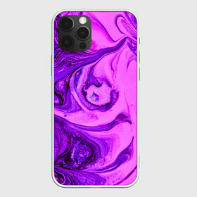 Чехол для iPhone 12 Pro Max с принтом PurpleDEL в Новосибирске, Силикон |  | abstraction | liquid | purple | stains | watercolor | абстракция | акварель | жидкий | разводы | фиолетовый