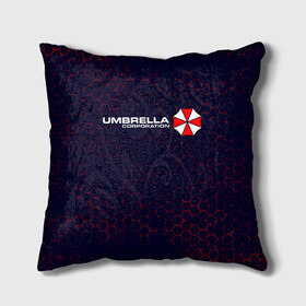 Подушка 3D с принтом UMBRELLA CORP / АМБРЕЛЛА в Новосибирске, наволочка – 100% полиэстер, наполнитель – холлофайбер (легкий наполнитель, не вызывает аллергию). | состоит из подушки и наволочки. Наволочка на молнии, легко снимается для стирки | corp | corporation | evil | game | games | logo | resident | umbrella | амбрелла | зла | зонт | зонтик | игра | игры | корп | корпорация | лого | логотип | обитель | резидент | символ | эвил