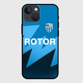 Чехол для iPhone 13 mini с принтом РОТОР Волгоград в Новосибирске,  |  | fc | football club | rotor | rotor volgograd | sport | vlg | volgograd | волгоград | ротор | ротор волгоград | униформа | фирменные цвета | фк | форма | футбольная | футбольная форма ротор