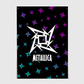 Постер с принтом METALLICA / МЕТАЛЛИКА в Новосибирске, 100% бумага
 | бумага, плотность 150 мг. Матовая, но за счет высокого коэффициента гладкости имеет небольшой блеск и дает на свету блики, но в отличии от глянцевой бумаги не покрыта лаком | hetfield | james | logo | metal | metalica | metallica | music | rock | star | джеймс | звезда | знак | ларс | лого | логотип | логотипы | метал | металика | металлика | музыка | рок | символ | символы | ульрих | хэтфилд