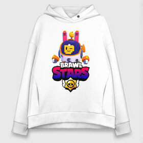 Женское худи Oversize хлопок с принтом ЛУННЫЙ СПРУТ BRAWL STARS в Новосибирске, френч-терри — 70% хлопок, 30% полиэстер. Мягкий теплый начес внутри —100% хлопок | боковые карманы, эластичные манжеты и нижняя кромка, капюшон на магнитной кнопке | 8 bit | brawl | crow | leon | max | mecha | moon sprout | nani | rogue | sally | spike | sprout | stars | werewolf | wolf | бравл | волк | ворон | заяц | леон | лунный спрут | макс | мортис | нани | оборотень | ребенку | робот | салли | спраут | старс | ш