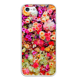 Чехол для iPhone 5/5S матовый с принтом Цветы в Новосибирске, Силикон | Область печати: задняя сторона чехла, без боковых панелей | весна | красивые цветы | красота | милые цветы | орхидея | пион | роза | розы | ромашка | сад | сирень | фиалка | цветок | цветочки | цветы