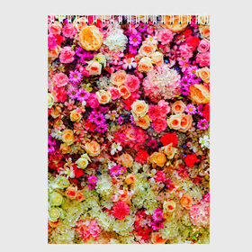 Скетчбук с принтом Цветы в Новосибирске, 100% бумага
 | 48 листов, плотность листов — 100 г/м2, плотность картонной обложки — 250 г/м2. Листы скреплены сверху удобной пружинной спиралью | Тематика изображения на принте: весна | красивые цветы | красота | милые цветы | орхидея | пион | роза | розы | ромашка | сад | сирень | фиалка | цветок | цветочки | цветы