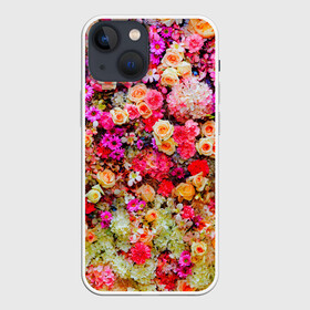 Чехол для iPhone 13 mini с принтом Цветы в Новосибирске,  |  | весна | красивые цветы | красота | милые цветы | орхидея | пион | роза | розы | ромашка | сад | сирень | фиалка | цветок | цветочки | цветы