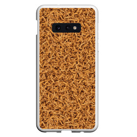 Чехол для Samsung S10E с принтом Пшено в Новосибирске, Силикон | Область печати: задняя сторона чехла, без боковых панелей | bread | millet | вкусно | еда | прикол | пшено | хлеб