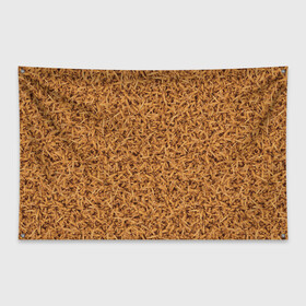 Флаг-баннер с принтом Пшено в Новосибирске, 100% полиэстер | размер 67 х 109 см, плотность ткани — 95 г/м2; по краям флага есть четыре люверса для крепления | bread | millet | вкусно | еда | прикол | пшено | хлеб