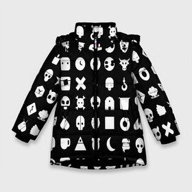 Зимняя куртка для девочек 3D с принтом Любовь смерть и роботы в Новосибирске, ткань верха — 100% полиэстер; подклад — 100% полиэстер, утеплитель — 100% полиэстер. | длина ниже бедра, удлиненная спинка, воротник стойка и отстегивающийся капюшон. Есть боковые карманы с листочкой на кнопках, утяжки по низу изделия и внутренний карман на молнии. 

Предусмотрены светоотражающий принт на спинке, радужный светоотражающий элемент на пуллере молнии и на резинке для утяжки. | 