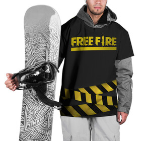 Накидка на куртку 3D с принтом Free Fire в Новосибирске, 100% полиэстер |  | Тематика изображения на принте: battlegrounds | free fire | garena | tricks | батл | королевская битва | рояль | фаир | фри фаер | экшн