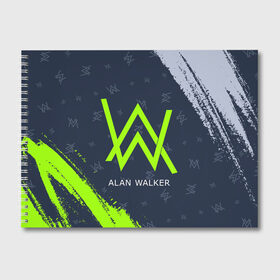 Альбом для рисования с принтом ALAN WALKER АЛАН УОКЕР в Новосибирске, 100% бумага
 | матовая бумага, плотность 200 мг. | Тематика изображения на принте: alan | faded | house | logo | music | walker | алан | вокер | волкер | диджей | лого | логотип | логотипы | музыка | музыкант | символ | символы | танцеальная | уокер | хаус | электронная