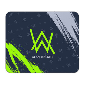 Коврик для мышки прямоугольный с принтом ALAN WALKER / АЛАН УОКЕР в Новосибирске, натуральный каучук | размер 230 х 185 мм; запечатка лицевой стороны | Тематика изображения на принте: alan | faded | house | logo | music | walker | алан | вокер | волкер | диджей | лого | логотип | логотипы | музыка | музыкант | символ | символы | танцеальная | уокер | хаус | электронная