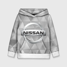 Детская толстовка 3D с принтом NISSAN. в Новосибирске, 100% полиэстер | двухслойный капюшон со шнурком для регулировки, мягкие манжеты на рукавах и по низу толстовки, спереди карман-кенгуру с мягким внутренним слоем | Тематика изображения на принте: abstract | auto | brand | car | geometry | nissan | nиссан | sport | texture | абстракция | авто | автомобильные | бренд | геометрия | классика | машины | модные | спорт | стиль | текстура