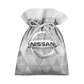 Подарочный 3D мешок с принтом NISSAN. в Новосибирске, 100% полиэстер | Размер: 29*39 см | Тематика изображения на принте: abstract | auto | brand | car | geometry | nissan | nиссан | sport | texture | абстракция | авто | автомобильные | бренд | геометрия | классика | машины | модные | спорт | стиль | текстура