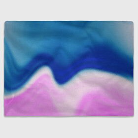 Плед 3D с принтом Воздушный Крем в Новосибирске, 100% полиэстер | закругленные углы, все края обработаны. Ткань не мнется и не растягивается | blue | cream | gradient | pink | абстрактный | абстракция | вода | волны | гламур | градиент | девочкам | зефирка | краска | краски | красочный | море | мороженое | небеса | нежные | пастельные | перламутровый