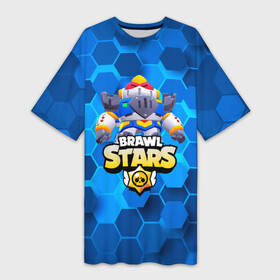 Платье-футболка 3D с принтом Brawl Stars Surge Paladin в Новосибирске,  |  | brawl | brawl stars | brawl stars surge | brawl surge | brawler | surge | surge paladin | бравл | бравл вольт | бравл старс | бравл старс вольт | вольт | вольт паладин | вольт рыцарь | паладин | сюрдж