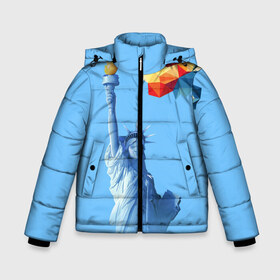Зимняя куртка для мальчиков 3D с принтом Digital art 11-00-77 в Новосибирске, ткань верха — 100% полиэстер; подклад — 100% полиэстер, утеплитель — 100% полиэстер | длина ниже бедра, удлиненная спинка, воротник стойка и отстегивающийся капюшон. Есть боковые карманы с листочкой на кнопках, утяжки по низу изделия и внутренний карман на молнии. 

Предусмотрены светоотражающий принт на спинке, радужный светоотражающий элемент на пуллере молнии и на резинке для утяжки | aesthetic art | vaporwave art | арт | цифровые файлы