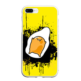 Чехол для iPhone 7Plus/8 Plus матовый с принтом Gudetama в Новосибирске, Силикон | Область печати: задняя сторона чехла, без боковых панелей | Тематика изображения на принте: gudetama | аниме | веселое яйцо | гудетама | стекающее яйцо | яйцо