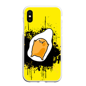 Чехол для iPhone XS Max матовый с принтом Gudetama в Новосибирске, Силикон | Область печати: задняя сторона чехла, без боковых панелей | Тематика изображения на принте: gudetama | аниме | веселое яйцо | гудетама | стекающее яйцо | яйцо