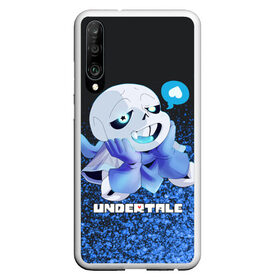 Чехол для Honor P30 с принтом UNDERTALE в Новосибирске, Силикон | Область печати: задняя сторона чехла, без боковых панелей | sans | undertale | андертале | андертейл | игра | подземная история | подземная сказка | санс | ундертале