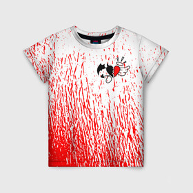 Детская футболка 3D с принтом ТИКТОКЕР - PAYTON MOORMEIE. в Новосибирске, 100% гипоаллергенный полиэфир | прямой крой, круглый вырез горловины, длина до линии бедер, чуть спущенное плечо, ткань немного тянется | payton | payton moormeie | tiktok | блогер | блогеры | знаменитости | музыка | пейтон | пейтон моормиер | популярные иллюстрации | прикольные картинки | тик ток | тиктокер