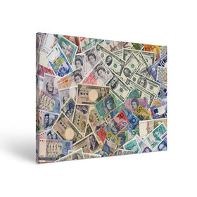 Холст прямоугольный с принтом Деньги в Новосибирске, 100% ПВХ |  | арт | банкноты | валюта | деньги | доллары | зеленый | иена | красный | серый | синий | фунт стерлингов | юани