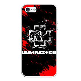 Чехол для iPhone 5/5S матовый с принтом Rammstein. в Новосибирске, Силикон | Область печати: задняя сторона чехла, без боковых панелей | music | rammstein | rock | индастриал метал | метал группа | музыка | музыкальная группа | немецкая метал группа | рамштайн | рок | хард рок