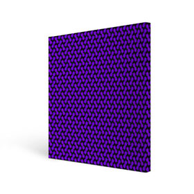 Холст квадратный с принтом Dorri в Новосибирске, 100% ПВХ |  | abstraction | pattern | purple | shapes | абстракция | паттерн | фиолетовый | формы