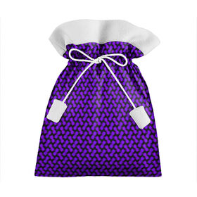 Подарочный 3D мешок с принтом Dorri в Новосибирске, 100% полиэстер | Размер: 29*39 см | Тематика изображения на принте: abstraction | pattern | purple | shapes | абстракция | паттерн | фиолетовый | формы