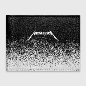 Обложка для студенческого билета с принтом Metallica. в Новосибирске, натуральная кожа | Размер: 11*8 см; Печать на всей внешней стороне | Тематика изображения на принте: metallica | music | rock | американская рок группа | метал группа | металлика | музыка | рок | рок группа | трэш метал | хеви метал