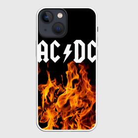 Чехол для iPhone 13 mini с принтом AC DC. в Новосибирске,  |  | ac dc | music | rock | австралийская рок группа | ас дс | асдс | блюз рок | музыка | переменный ток постоянный ток | рок | рок н ролл | хард рок | эй си ди си