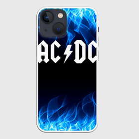 Чехол для iPhone 13 mini с принтом AC DC. в Новосибирске,  |  | ac dc | music | rock | австралийская рок группа | ас дс | асдс | блюз рок | музыка | переменный ток постоянный ток | рок | рок н ролл | хард рок | эй си ди си